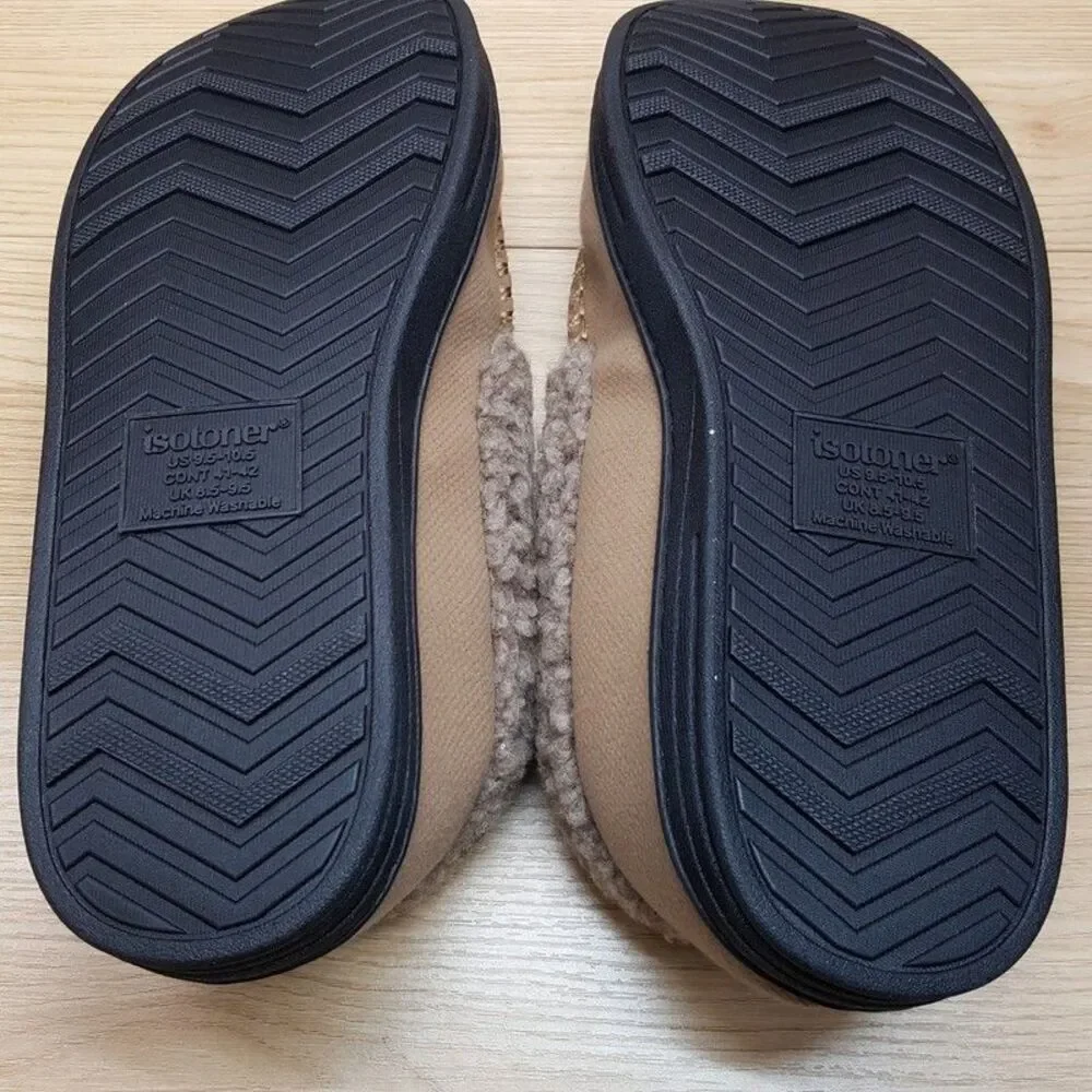 isotoner slippers mens